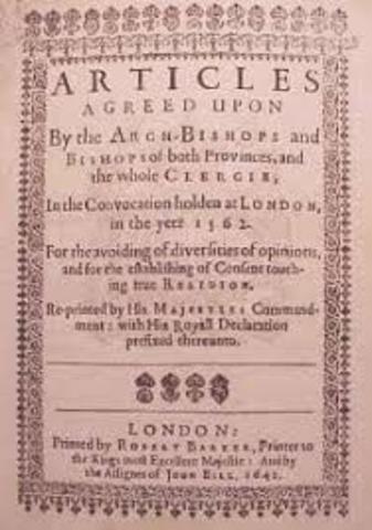 The Thirty-Nine Articles