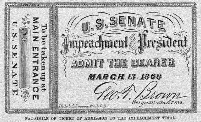 Andrew Johnson impeached