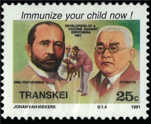 Behring y Shibasaburo Kitasato