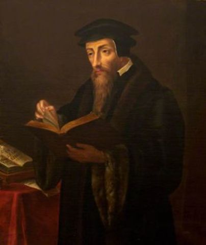 John Calvin developed the idea of predestination