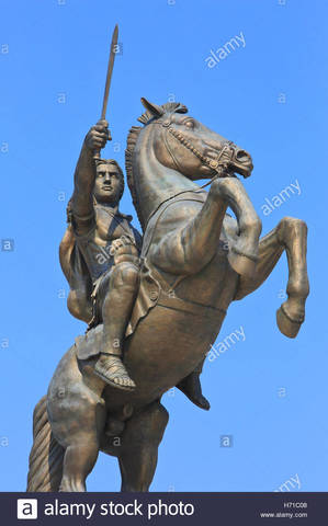 Alexander dreams  to becoming a great warrior