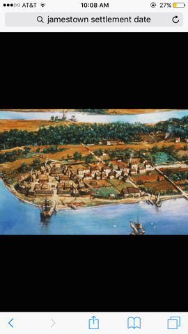 jamestown settled