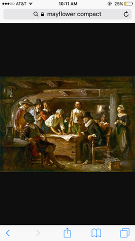mayflower compact written