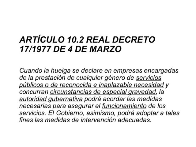 Reial decret Llei de Relacions de Treball