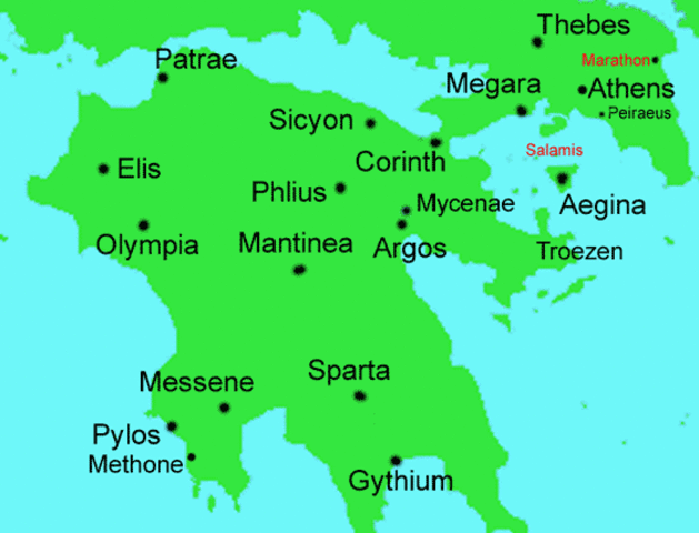 Athenians and Thebans