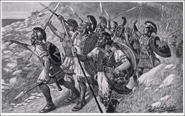 Alexander and his troops cross the Hindu Kush into northern India.