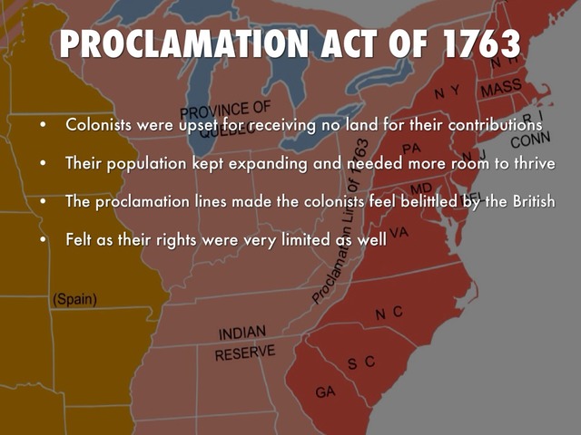 1763 procomation of 1763