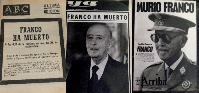 Muere Franco y España pasa a la democracia
