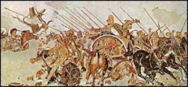 Alexander moves from one major Persian city to the next