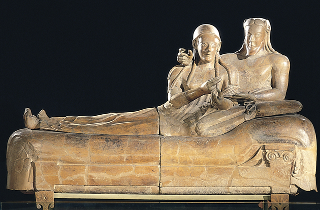 Sarcophagus with Reclining Couple