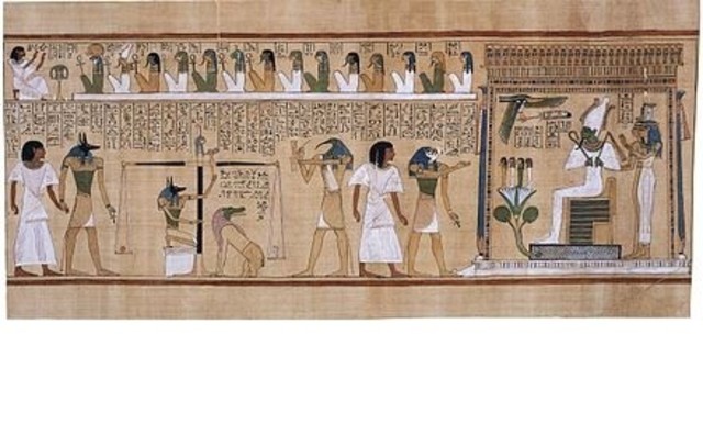 DETALLE DEL PAPIRO DE HUNEFER