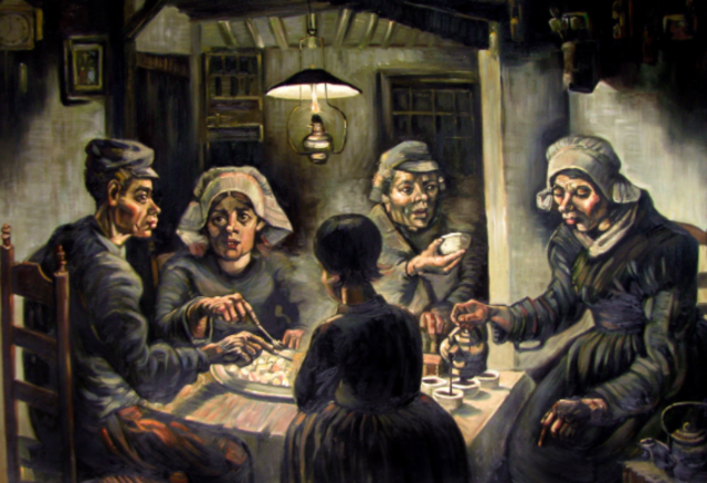 Van Gogh potato eaters