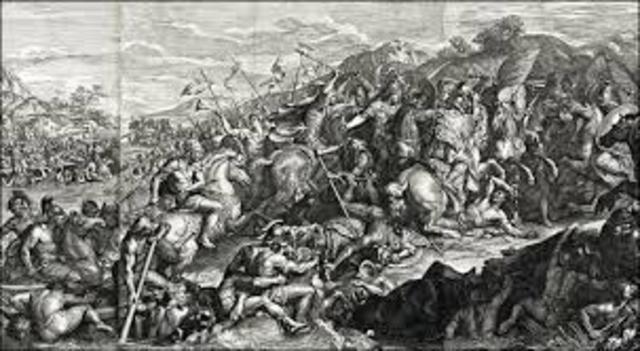 Alexander and his troops cross the Hindu Kush.