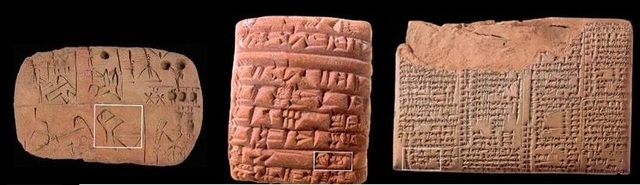 Los jeroglíficos mantuvieron su origen pictográfico