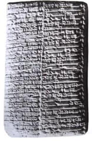 Tablilla pictografica Sumeria