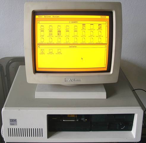 Monitor de ordenador EGA (Enhanced Graphics Adapter)