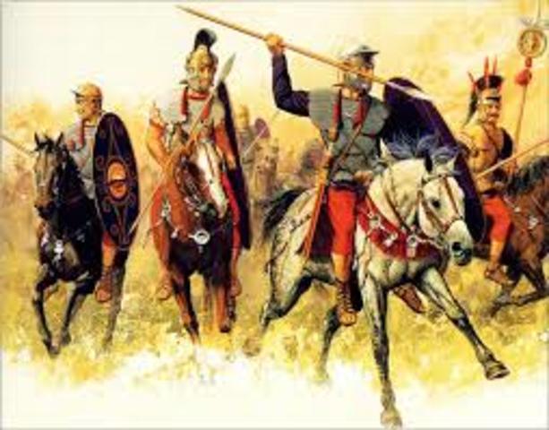 the Thracians and Illyrians rise up in rebellion.