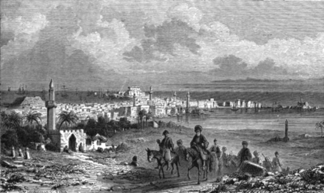 he creates the city of Alexandria