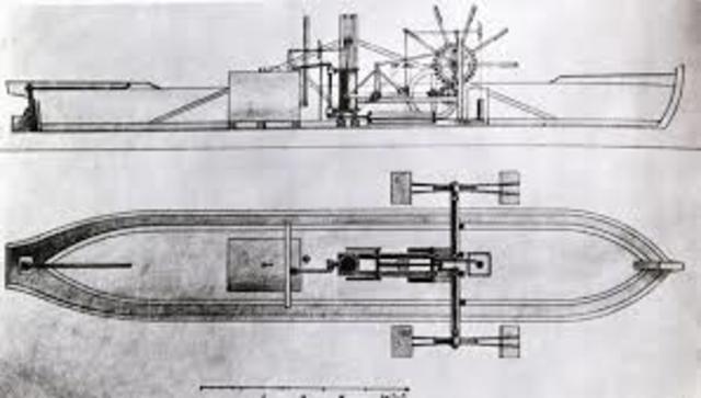 Invention of the steam boat