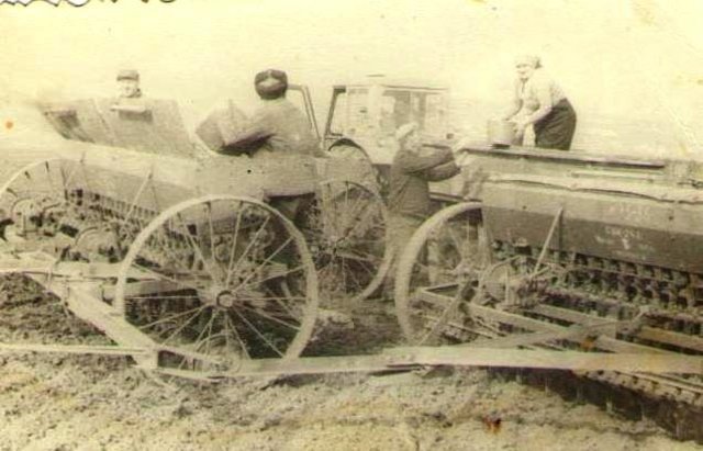 х. Новороссошанский ­ колхоз "Красное знамя" Председатель Небоженко Иван Егорович