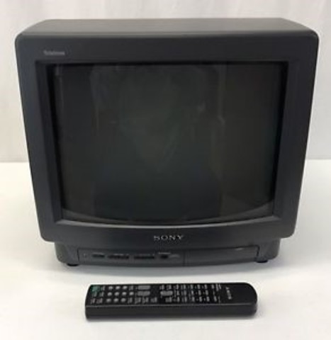 Televisor con control remoto