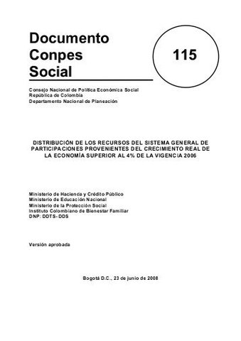 conpes 115
