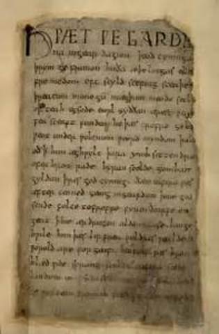 Beowulf's writing (Approx)