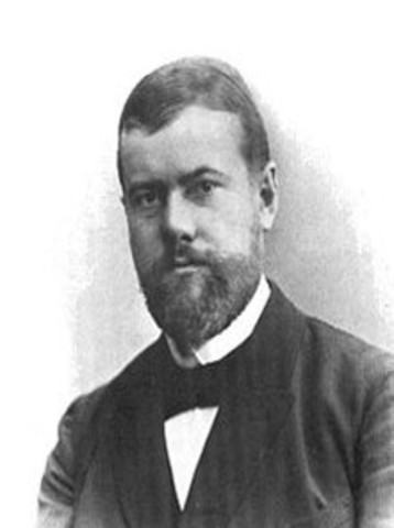Nace Max Weber
