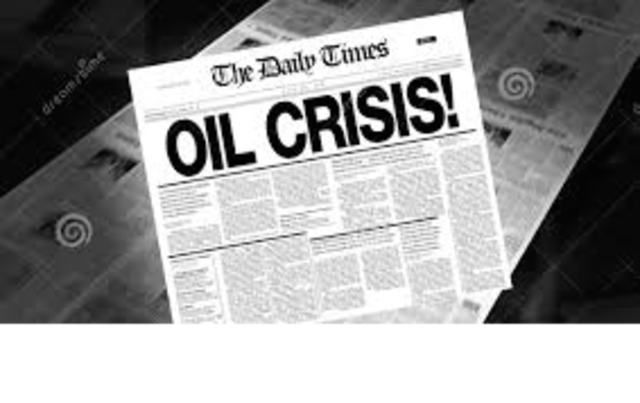 First major oil crisis