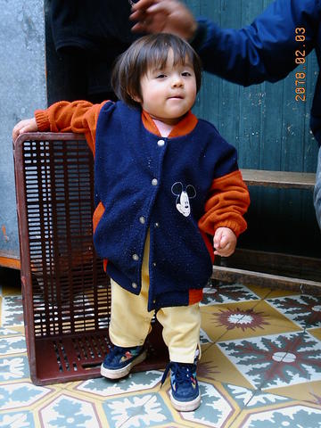 Ayudando en la panaderia.