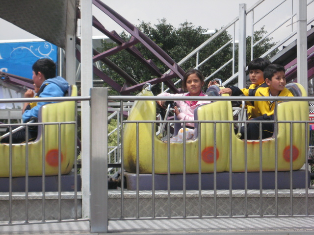 La primera vez que fui a un parque de diversiones .