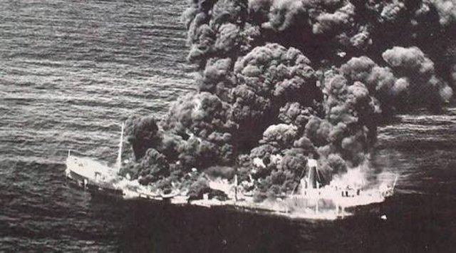 Hundimiento del buque-tanque petrolero “Potrero del Llano”