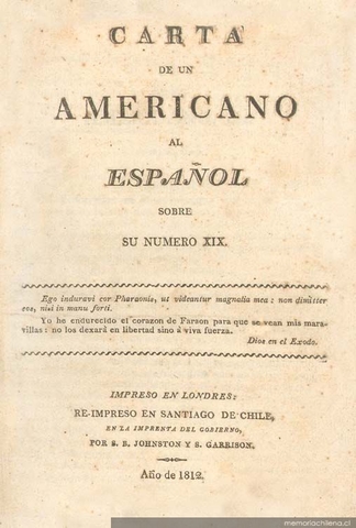 Cartas de un americano al español (siglo XVIII)