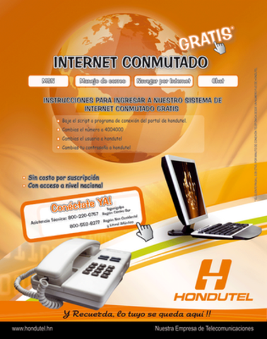 Internet Por Medio De Hondutel