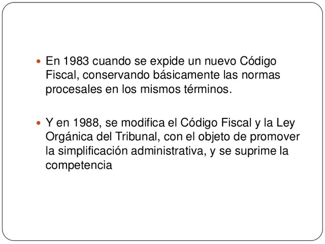 MODIFICACION DEL CODIGO FISCAL Y DE LA LEY ORGANICA DEL TRIBUNAL