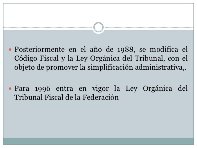 LEY ORGANICA DEL TRIBUNAL FISCAL DE LA FEDERACION