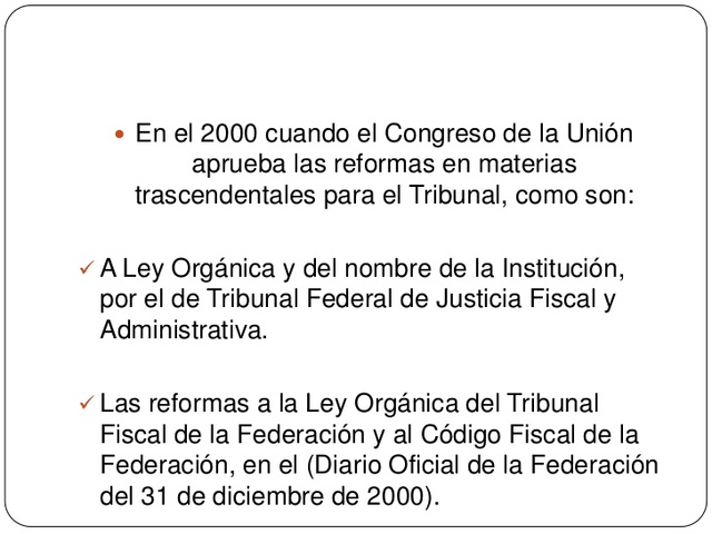 REFROMAS DEL 2000 "CAMBIOS DE NOMBRE DE INSTITUCIONES"