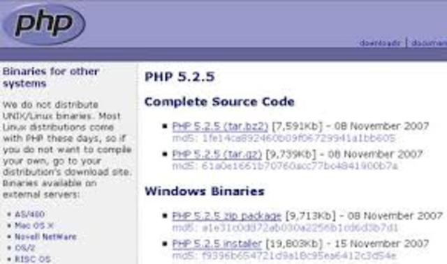 PHP 5.2.5