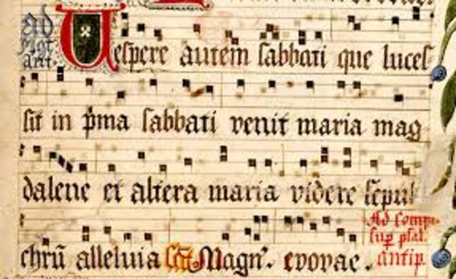 The development of the Gregorian Chant