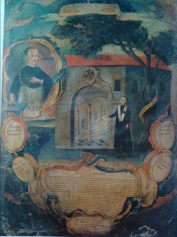 Ofrenda del colegial Pedro Padilla