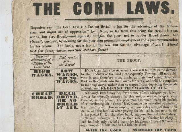 Corn Laws adopted