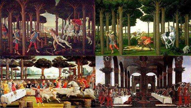 Boticelli y La historia de Nastagio degli Onesti