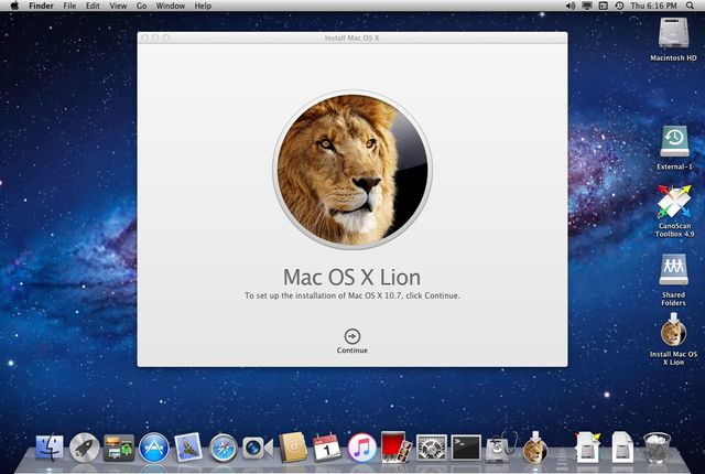MAC OS X hasta MAC OS X 10.7