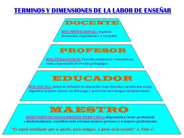 dimensión orientadora del profesor