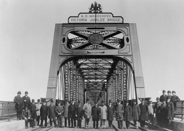 Opening of the Victoria Bridge.