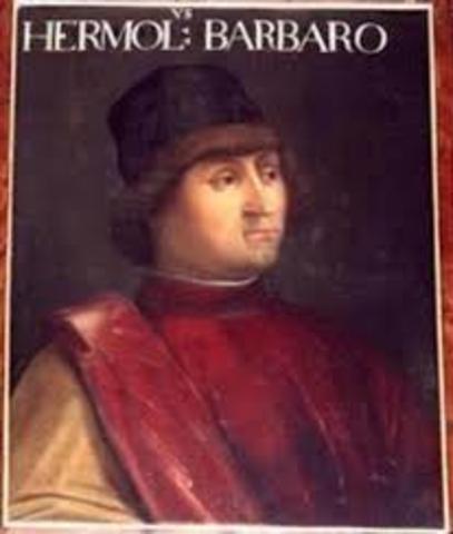 Ermolao Bárbaro (1453-1493), Filósofo, poeta y humanista italiano.