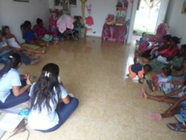 Practicas pedagógicas  con madres gestantes, lactantes y niños hasta los dos años