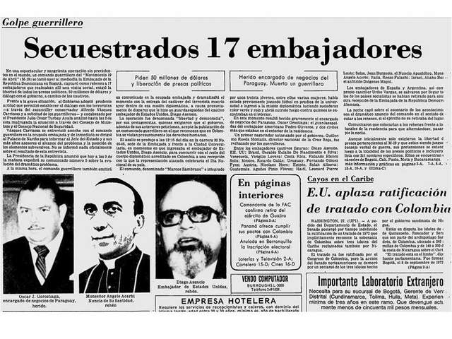 Toma de la embajada de la República Dominicana