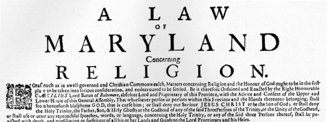 Maryland Toleration Act