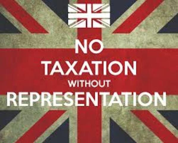 no taxation without representation